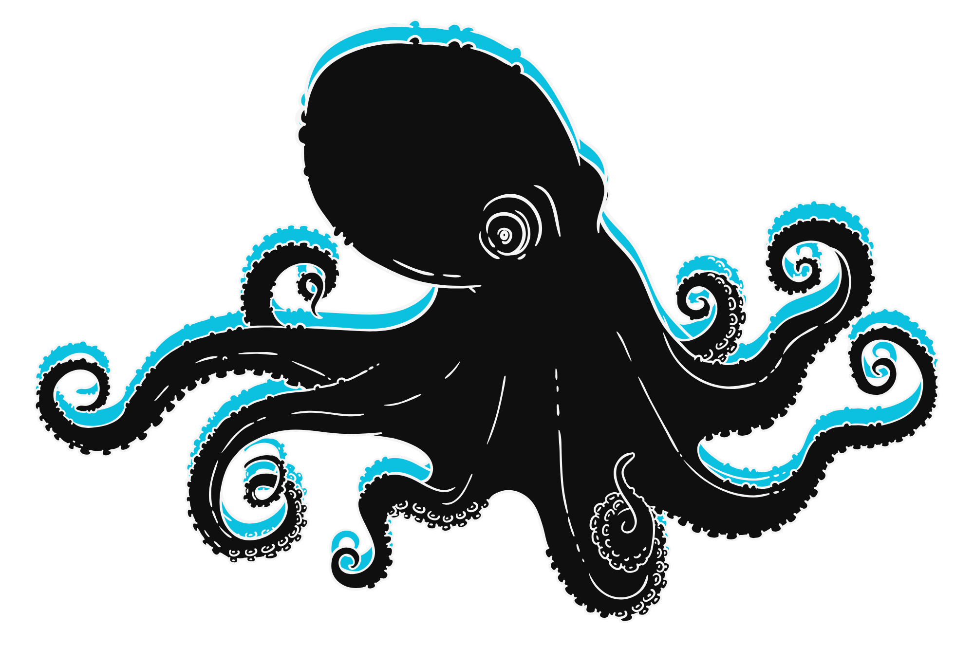 Octopus silhouette